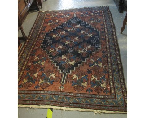 West Persian Kurdish rug, first half 20th Century. (B.P. 21% + VAT)&nbsp;&nbsp;Approx. size - 130x194cm