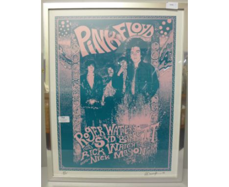 A limited edition R. Bancroft Pink Floyd print, 211/500 