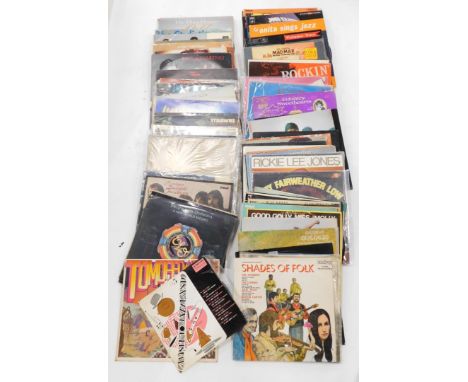 A quantity of LP records, to include the Alex Harvey Band, Electric Light Orchestra, Simple Minds, Tangerine Dream, PJ Proby,