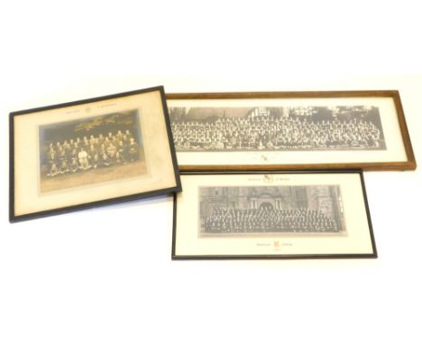 An early 20thC black and white photograph print, of Clifton Grove, Saint Peters School, 23cm x 28cm, and two other photograph
