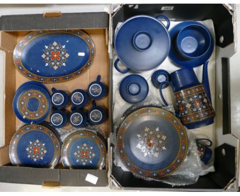 Winterling Schwarzenbach pottery part dinner service exactly 36 pieces, to include 6 dinner , 6 sides, 6 tea plates, 6 cups a