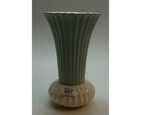 Spode Fortuna ware large fluted vase, height 28cm