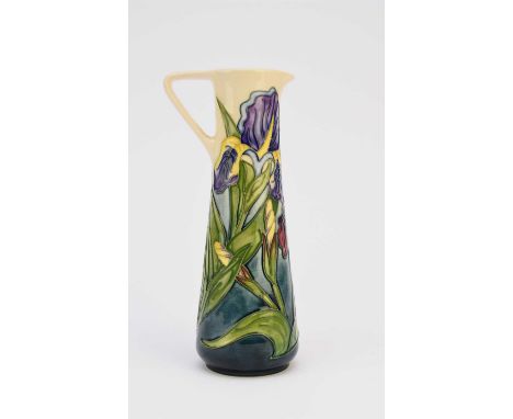 A Moorcroft jug in the 'Iris' pattern designed by Rachel Bishop for the Collector’s Club, dated 1997, numbered edition 237, 2