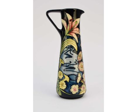 A Moorcroft jug in the 'Wild Brae' pattern designed by Sian Leeper, dated 2004, exclusive to The Posthorn, a limited edition 