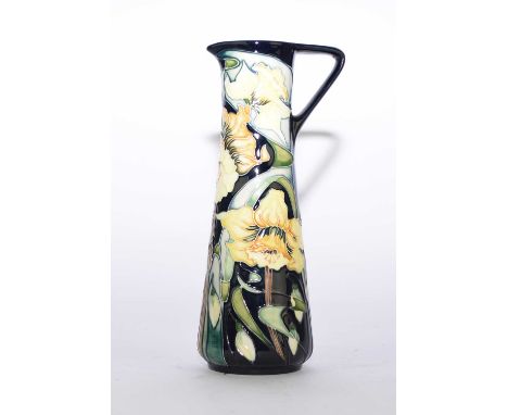 A Moorcroft jug in the 'Arctic Gold' pattern, dated 2003, a limited edition designed by Rachel Bishop from the Wenlock Collec