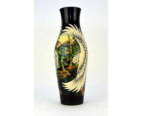 A large Moorcroft vase in the Mountain Kingdom pattern designed by Philip Gibson, dated 2003, a limited edition numbered 29 o