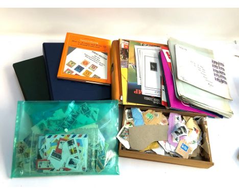 A quantity of stamps in albums and loose to include presentation packs, first day covers, The Sunday Times stamp album, etc 