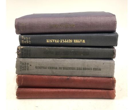 BOOKS MILITARY: ROYAL ENGINEERS INTEREST: 6 VOLUMES. All in very good condition for age, and fascinating documents. 1. 'The W