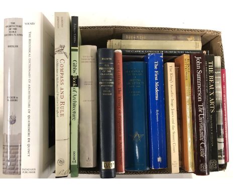 BOOKS: (largely) BRITISH POST-MEDIEVAL to 18th CENTURY ARCHITECTURE to include: Gerbino, A. and Johnston, S., 'Compass and Ru