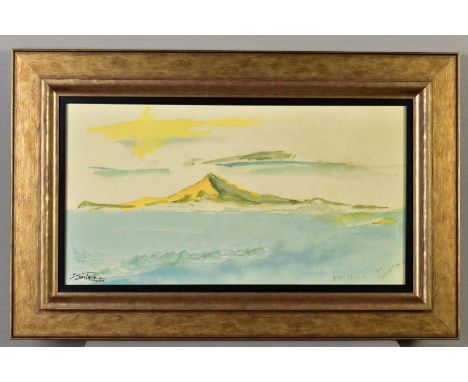 JIMI HENDRIX (AMERICAN 1942-1970) 'LAKE WASHINGTON', an artist proof print of a hill across a lake VIII/XIII facsimilie signa