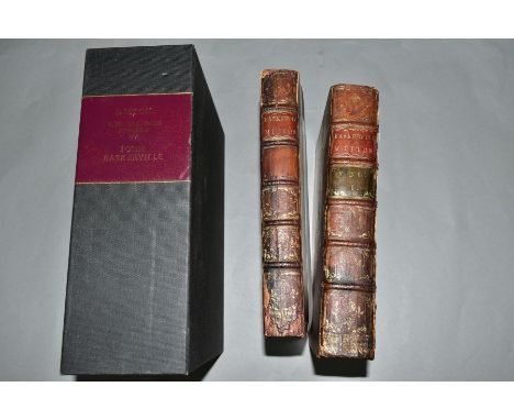 MILTON, JOHN, Paradise Lost, a poem in twelve books and Paradise Regain'D, a poem in four books, 2nd Baskerville Edition prin