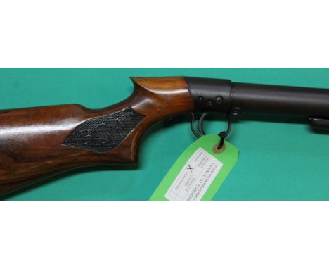 A B.S.A. model 'light' or 'ladies' model .177 cal air rifle, S/No.L-35188 circa 1929, in overall good condition