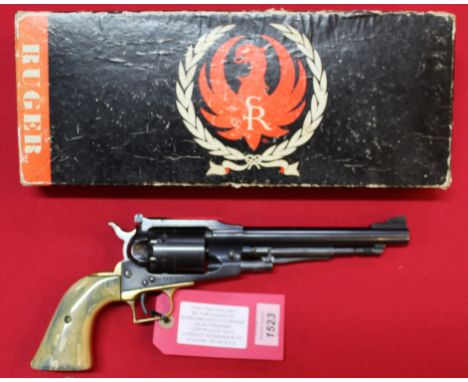 A Ruger .45 cal black powder muzzle loading revolver, S/No.140-01734 in original box of purchase, this item can only be purch