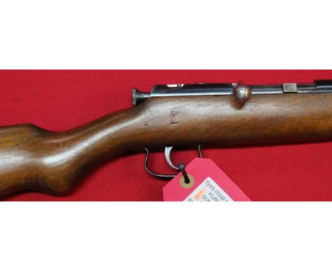 A .410 cal bolt action shotgun by Webley &amp; Scott, S/No.55977, this item can only be purchased by someone with a current v