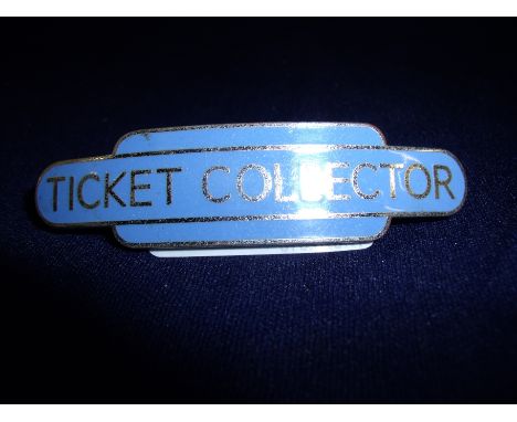 Scottish region enamel totem "Ticket Collector" cap badge by JR Gaunt London 