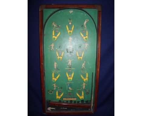 Vintage football theme Bagatelle board 