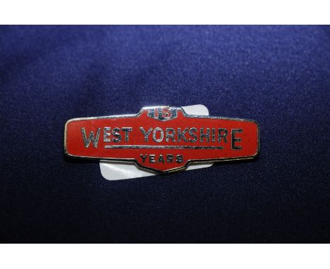 Enamel West Yorkshire 15 Years Service badge  