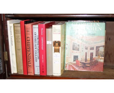 A COLLECTION OF REFERENCE BOOKS RELATING TO ANTIQUE FURNITURE, including American Furniture, the Federal Period 1788-1825, Ge