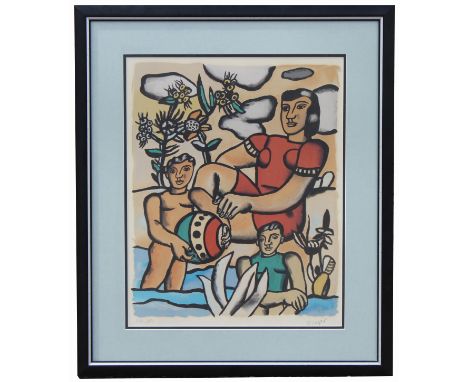 Fernand Leger (1881-1955) Pencil Signed Lithograph. Pencil signed and numbered (234/500) in lower margin. Also Initialed in p
