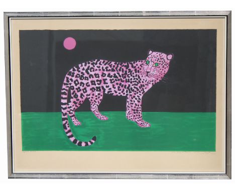 Nicola Ortis Poucette (France, 1935-2006) Surrealist Artist Proof lithograph. Pencil signed, inscribed and titled in lower ma