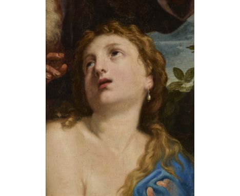 Luigi Garzi,  Italian 1638-1721- Susanna;oil on canvas laid down on panel, cradled, 52 x 41 cm. Provenance:  Anonymous sale, 