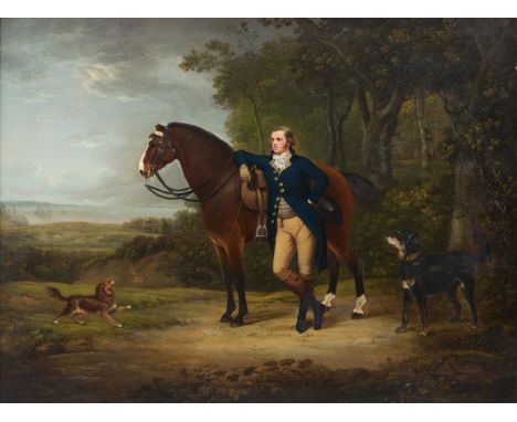 Alexander Nasmyth,  Scottish 1758-1840- Portrait of a gentleman, traditionally identified as George Hay, 7th Marquess of Twee