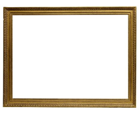 A Gilded Composition Neo-classical Style Gilded Composition Frame,   mid-late 20th century, with stiff leaf sight, the steppe