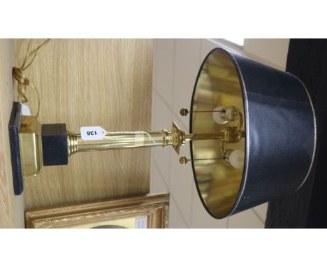 A table lamp height 69cm