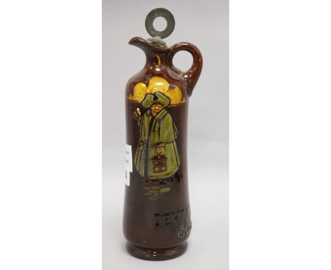 A Royal Doulton kingsware Dewars Scotch flagon height 30cm