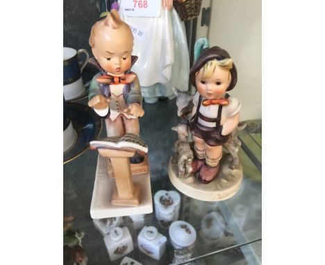 Two Hummel figures 