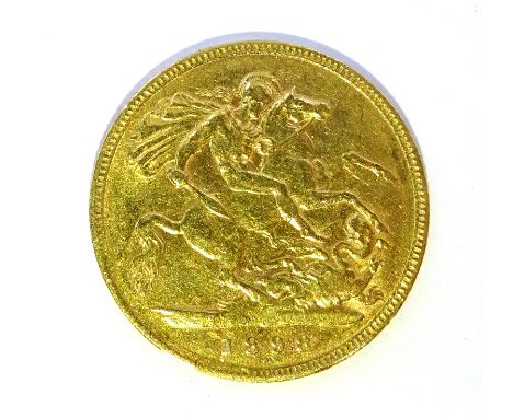 1898 gold half sovereign Condition Report & Further Details Click here for further images, condition, auction times & deliver