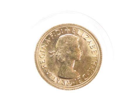 Elizabeth II Gold Sovereign. 8g. Crowned bust right, ELIZABETH II DEI GRATIA REGINA F D. R. St George and dragon. 1968 in ex.