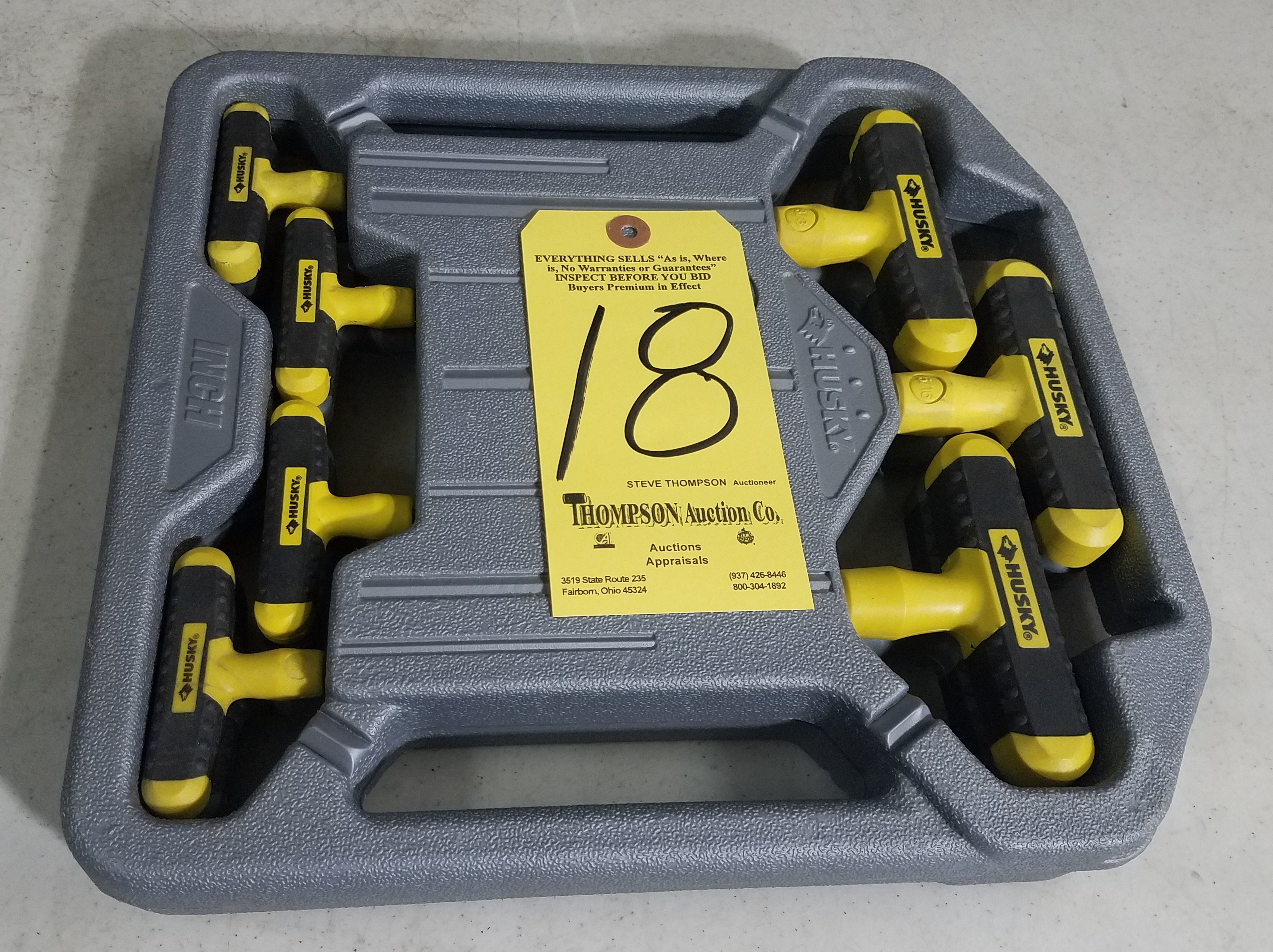 Husky 14 Piece THandle Hex Wrench Set, 1/8 In. 3/8 In. Standard, 3