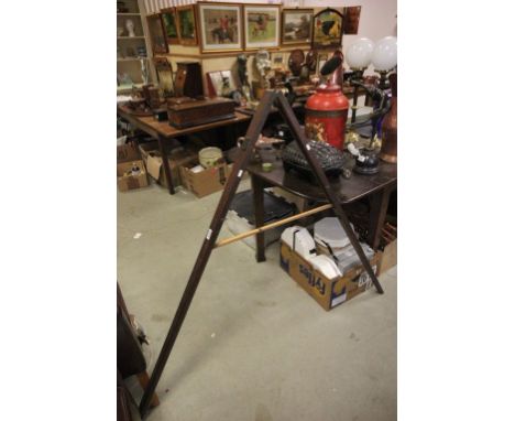 Early 20th century Mahogany Denton's Level made by W & S Jones, 30 Holborn, London