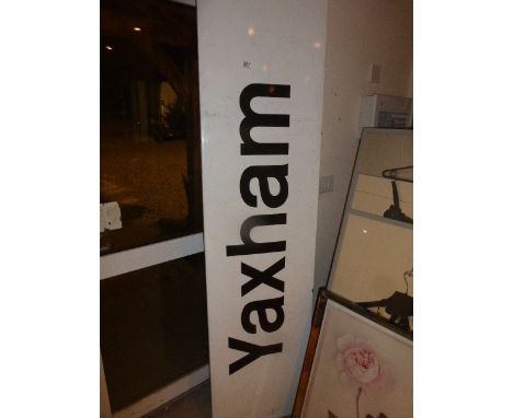 British Railways Enamel Station Sign ' Yaxham '