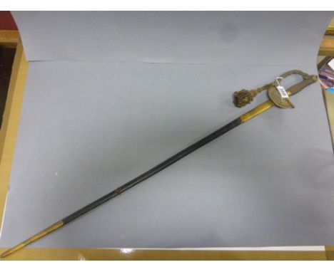 An early 20th military sword, the blade marked Henry Poole, Savile Row