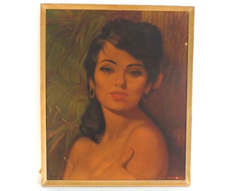 After Gerrit Vandersyde,'Nina',lithographic print,60 x 49 cm
