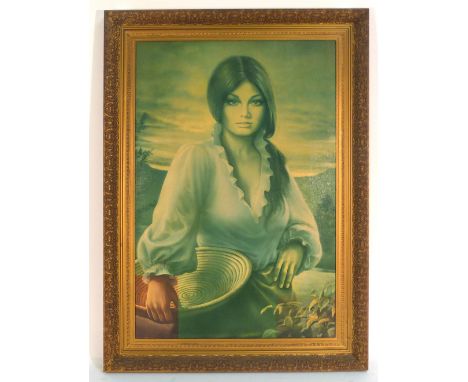After Joseph Lynch,'Wanda',lithographic print,66 x 43 cm