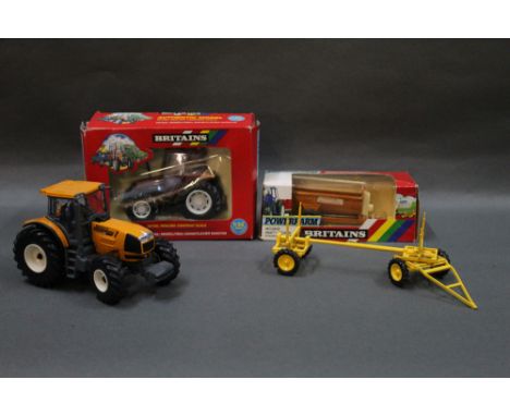 A group of mixed diecast agricultural model vehicles, to include a Universal Hobbies Atles 935 RZ tractor and a boxed Britain