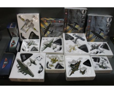 A group of boxed Atlas Editions "Military Giants of The Sky" and other model fighter planes, sold together with an Amer Colle