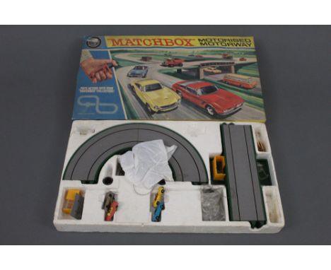 A 1960's Matchbox M-2 Motorised Motorway set, in original cardboard box.