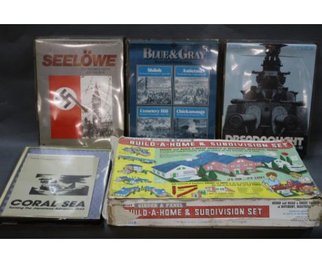 A 1960's Chad Valley Girder and Panel "Build a Home and Sub Division set", in original cardboard box, and sold together with 