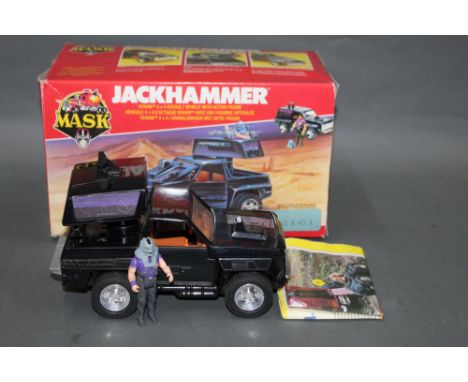 A 1980's Kenner Parker Mask, "Jackhammer", comprising a Venom 4x4 assault vehicle with action figure, and retaining its origi