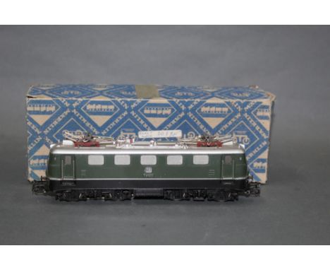 A Marklin HO scale DB electric locomotive (3037), retaining its original cardboard box 