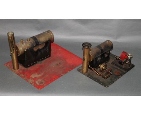 A Bowman Models steam driven electric lighting plant, or similar stationary engine, sold together with another Bowman Models 