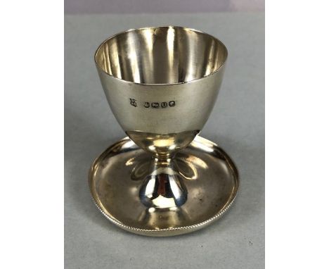 Victorian Silver egg cup approx 49g hallmarked for Sheffield 1887 Henry Wilkinson &amp; Co