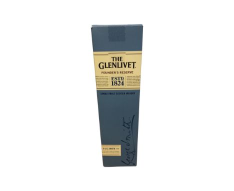 The Glenlivet Single Malt Scotch Whisky "Founder's Reserve", 70 cl, boxed.  