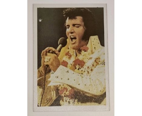 An Elvis Presley snap shot of him in Aloha from Hawaii January 14, 1973. The World's first ever satellite broadcast show.