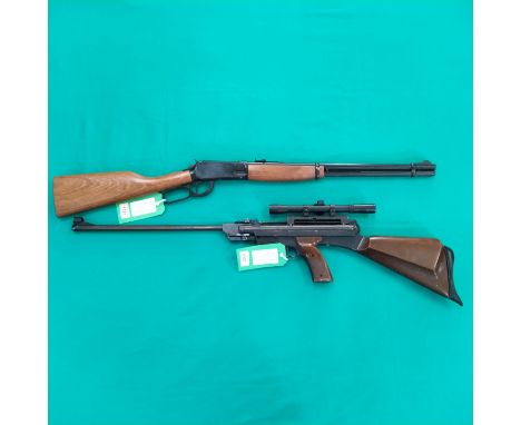 A Daisy model 1894 BB air rifle with a .177 cal Spanish Gamo 68 x P air rifle, as a post 1939 air weapon the restrictions of 