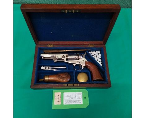 A Colt .31" model 1849 pocket revolver, S/No.88313 c1854 with 4" barrel, matching No.s throughout including loading lever, L/